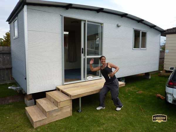 Naki cabins norfolk model for hire